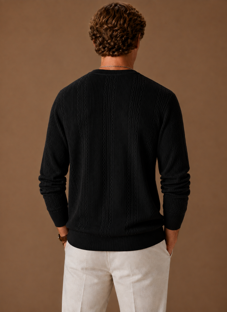 Men’s Crew Neck Knit Sweater