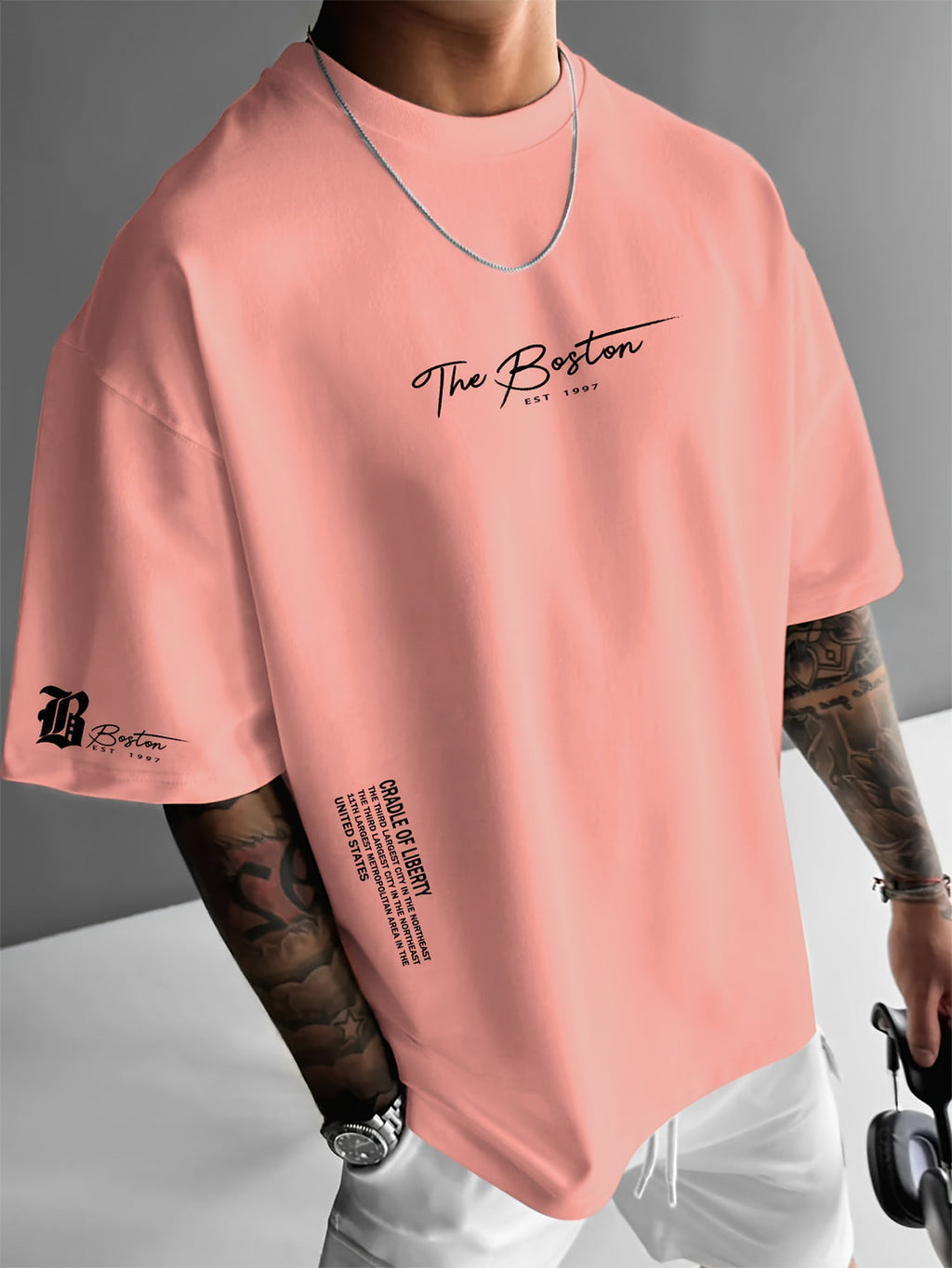 Men’s Oversized Graphic Streetwear T-Shirt