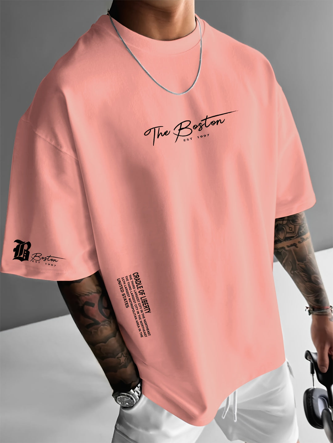 Men’s Oversized Graphic Streetwear T-Shirt