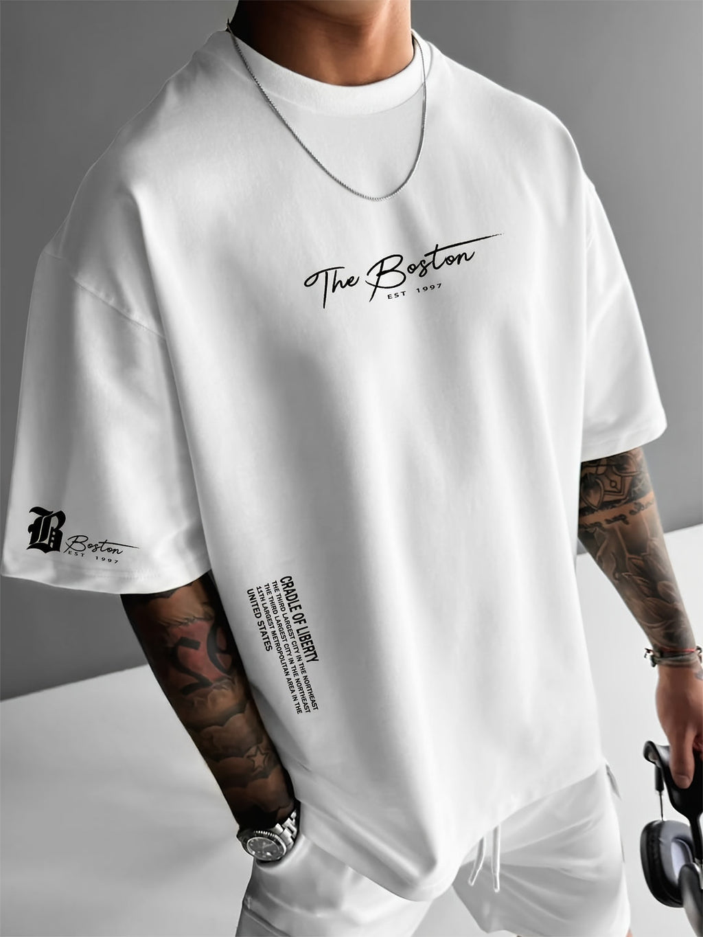 Men’s Oversized Graphic Streetwear T-Shirt