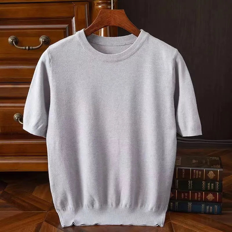 Men's Casual Knit T-Shirt