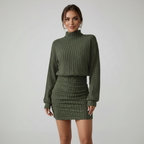 Women's Ribbed Sweater Dress
