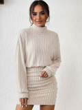 Women's Ribbed Sweater Dress