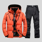 Men's Hooded Ski Jacket and Pants Set