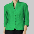 Women's Mandarin Collar Shirt