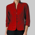 Women's Mandarin Collar Shirt