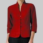 Women's Mandarin Collar Shirt