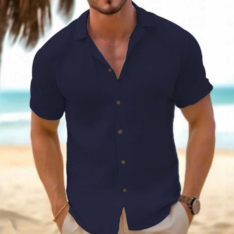 Men's Casual Button Up Shirt