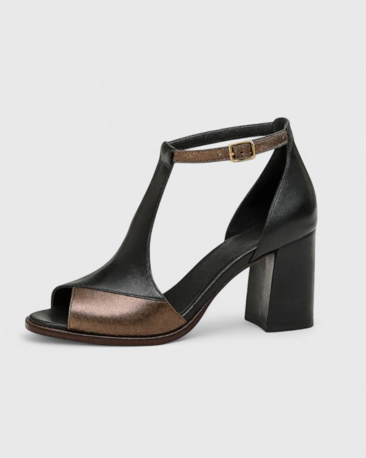 Women’s Open-Toe Heels with Ankle Strap