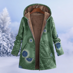 Women’s Floral Hooded Winter Jacket