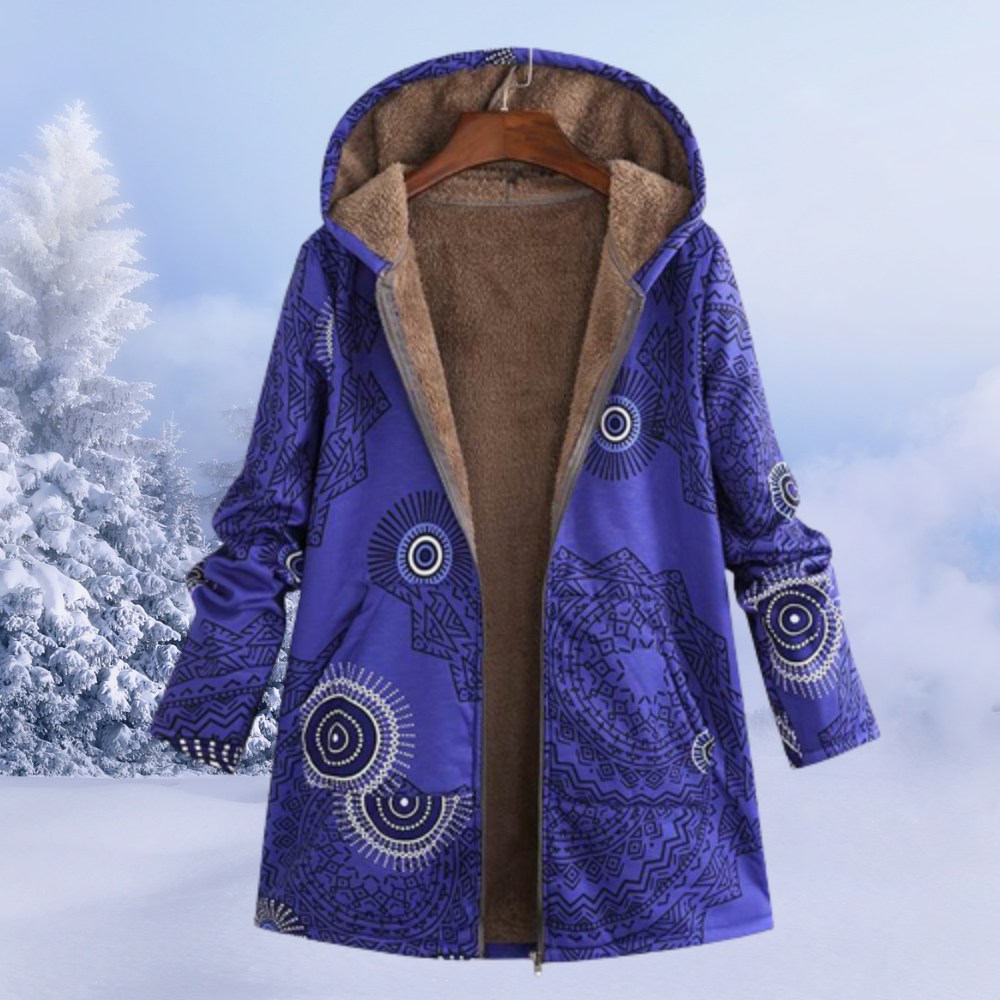 Women’s Floral Hooded Winter Jacket