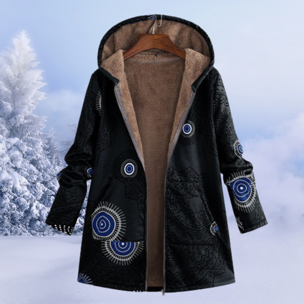 Women’s Floral Hooded Winter Jacket