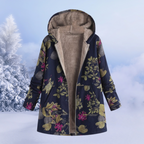 Women’s Floral Hooded Winter Jacket