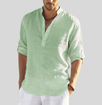 Elegant Linen Shirt for Men | Long Sleeves