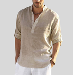 Elegant Linen Shirt for Men | Long Sleeves