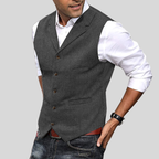 Men’s Tailored Button Waistcoat