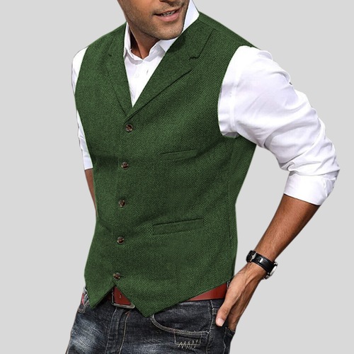 Men’s Tailored Button Waistcoat