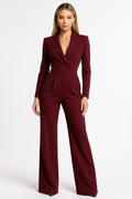 Women's Tailored Wide Leg Jumpsuit