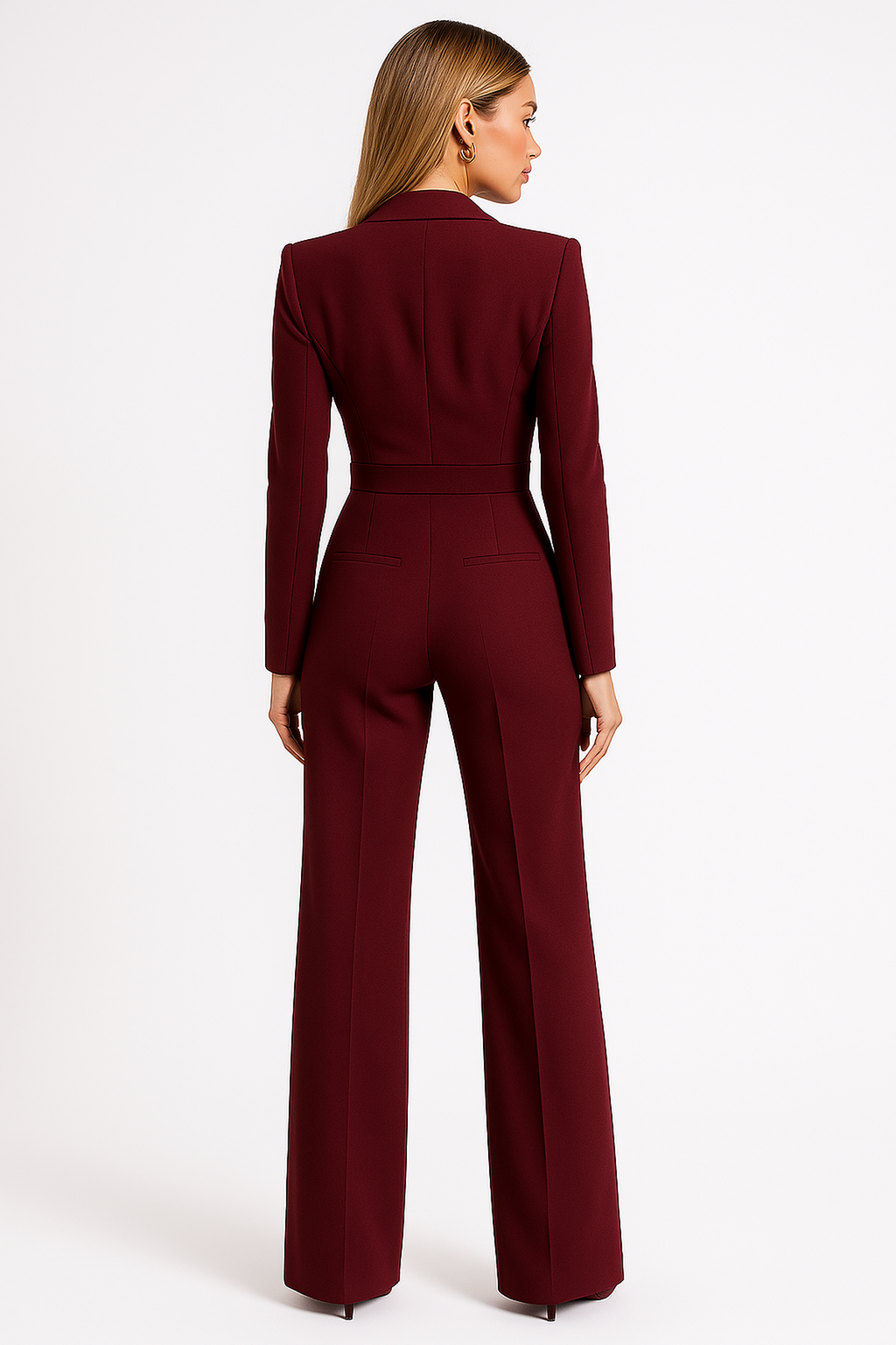 Women's Dressy Wide-Leg Jumpsuit