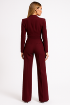 Women's Dressy Wide-Leg Jumpsuit