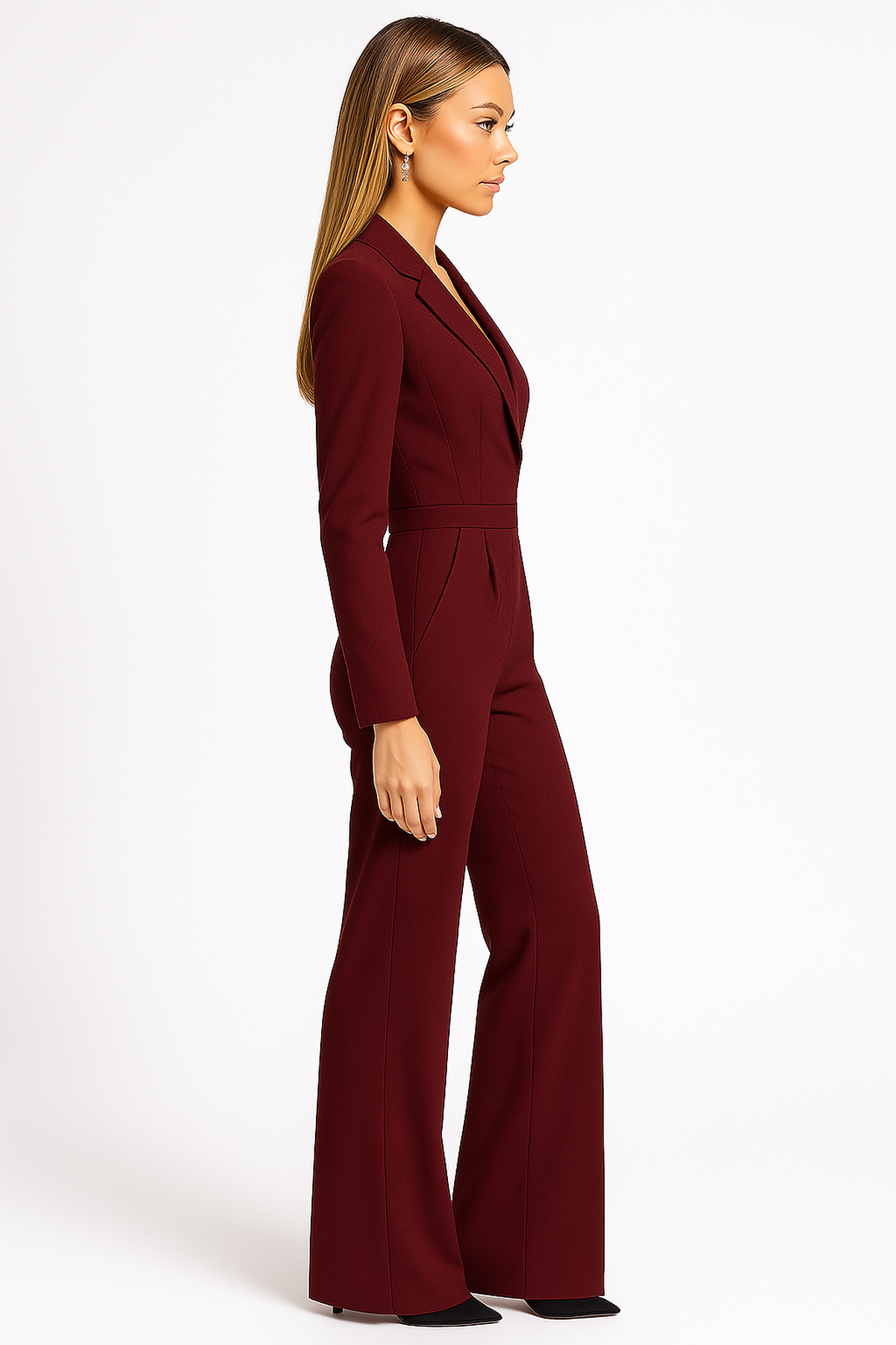 Women's Dressy Wide-Leg Jumpsuit