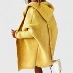 Women's Hooded Open Front Knit Cardigan