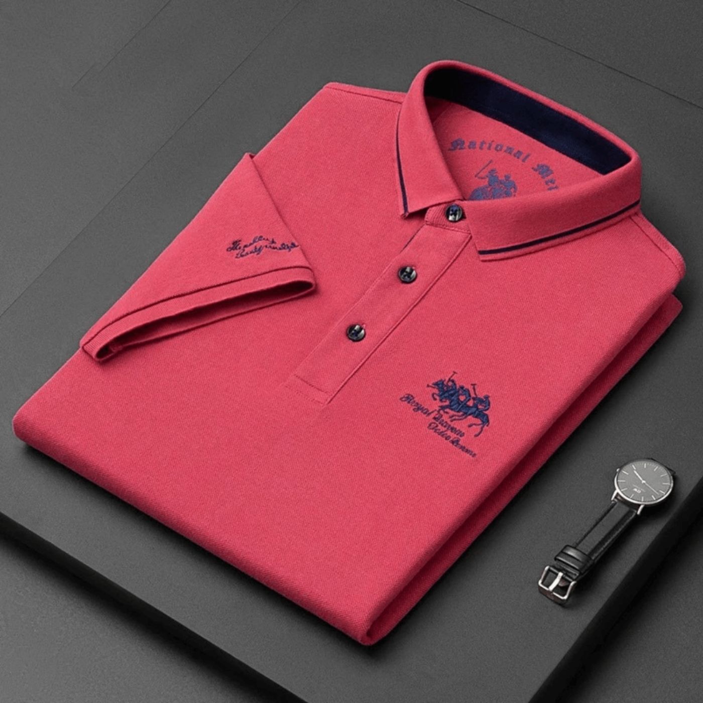 Men's Classic Embroidered Polo