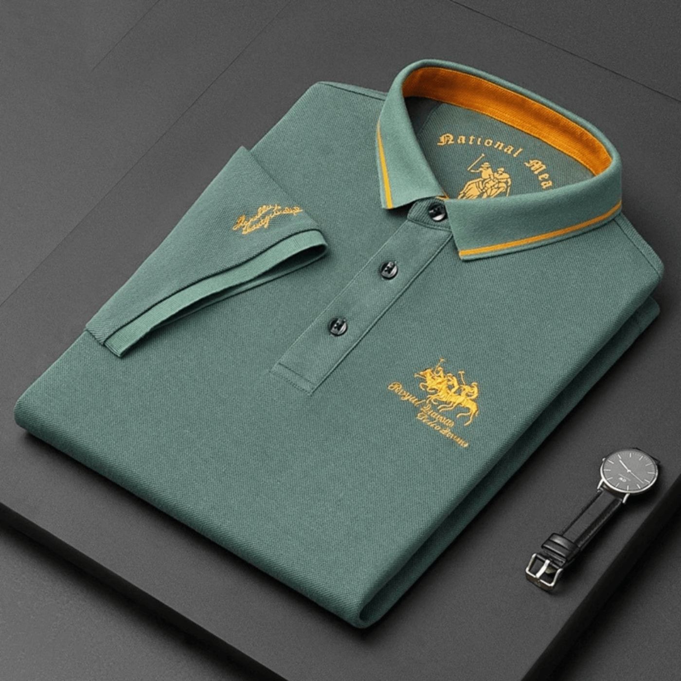 Men's Classic Embroidered Polo