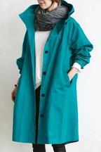Women’s Hooded Longline Trench Coat