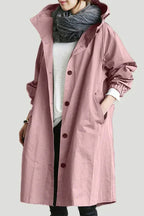 Women’s Hooded Longline Trench Coat