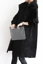 Women’s Hooded Longline Trench Coat