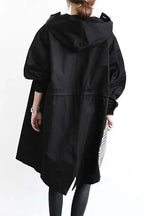 Women’s Hooded Longline Trench Coat