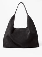 Women's Large Suede Hobo Shoulder Bag