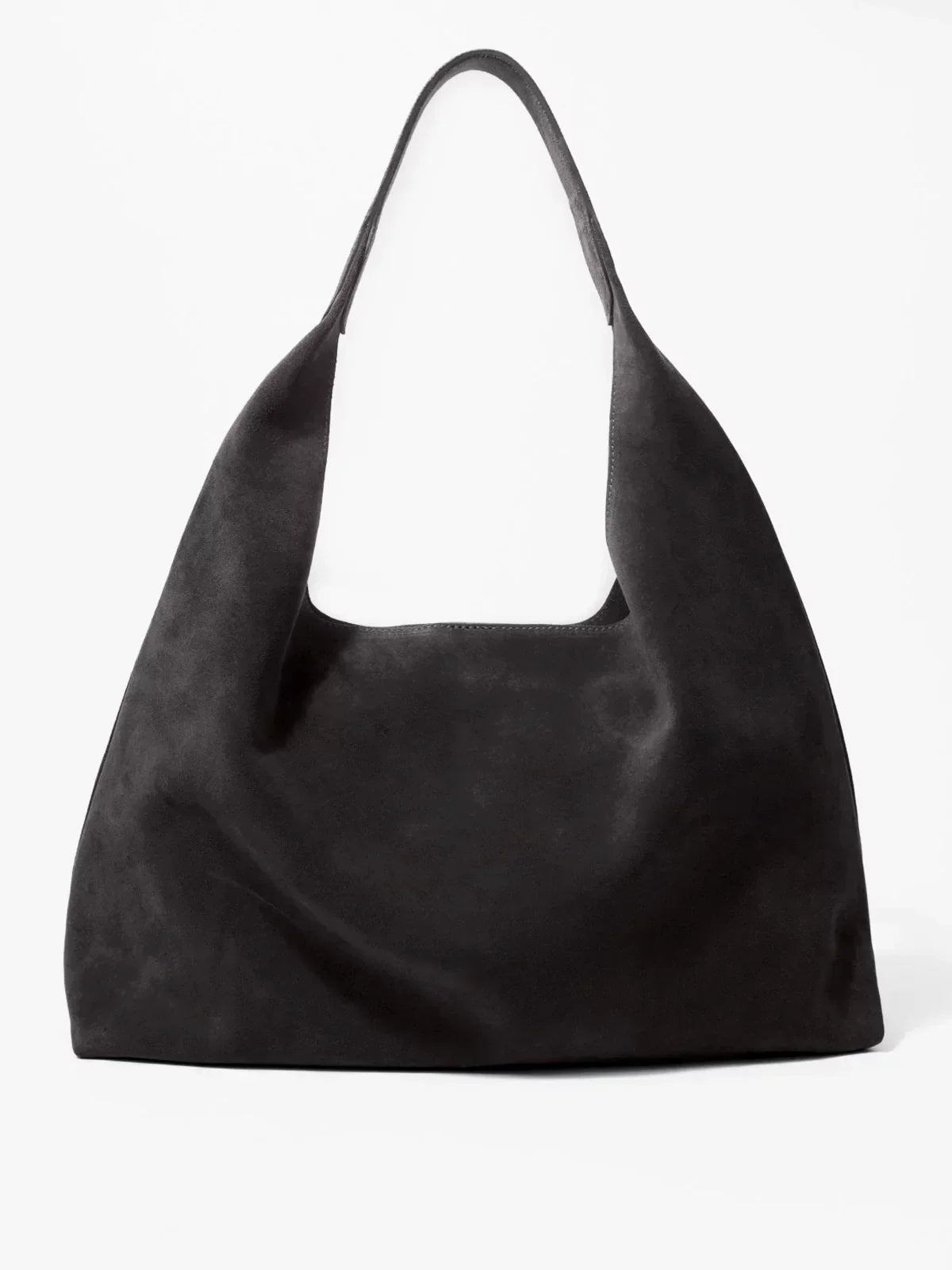 Women's Large Suede Hobo Shoulder Bag