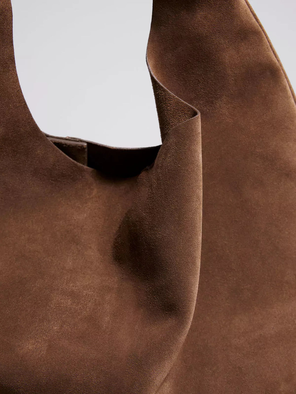 Women's Large Suede Hobo Shoulder Bag