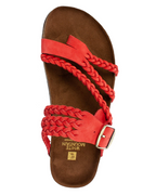 Women's Braided Adjustable Slide Sandals
