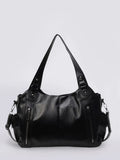 Women’s Large Zip Detail Shoulder Bag