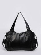Women’s Large Zip Detail Shoulder Bag