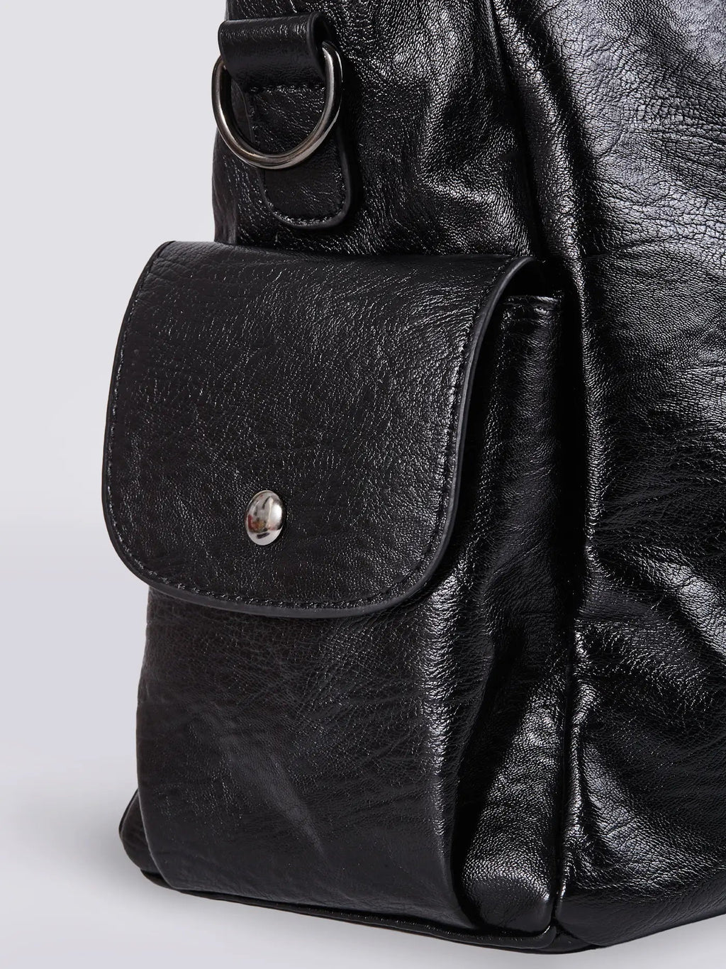 Women’s Large Zip Detail Shoulder Bag