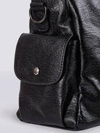 Women’s Large Zip Detail Shoulder Bag