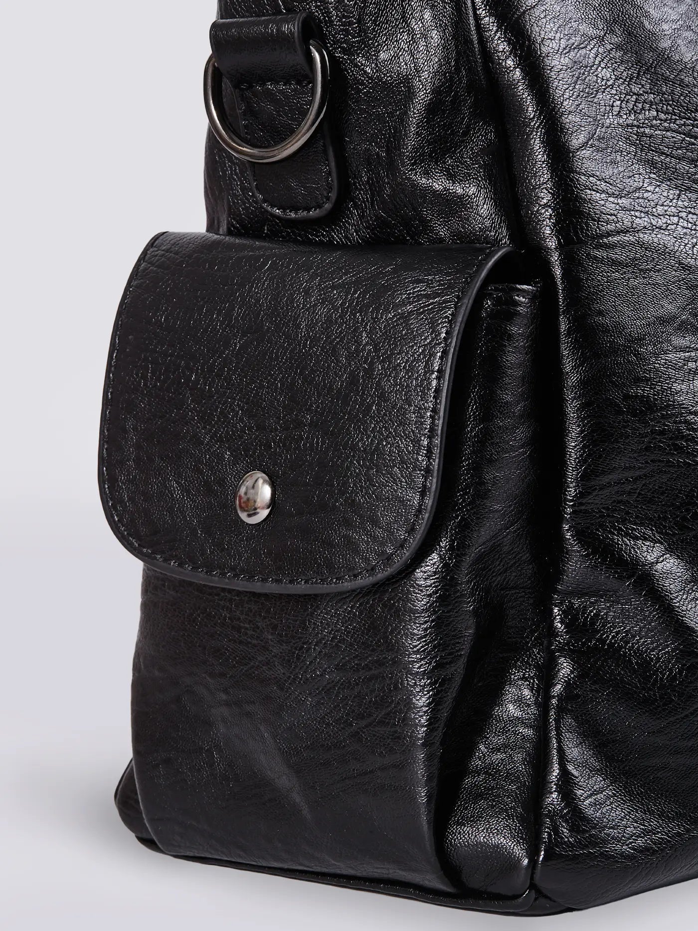 Women’s Large Zip Detail Shoulder Bag