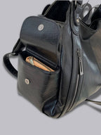Women’s Large Zip Detail Shoulder Bag