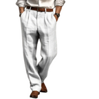 Men's Pleated Tailored Trousers