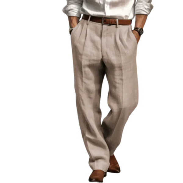 Men's Pleated Tailored Trousers