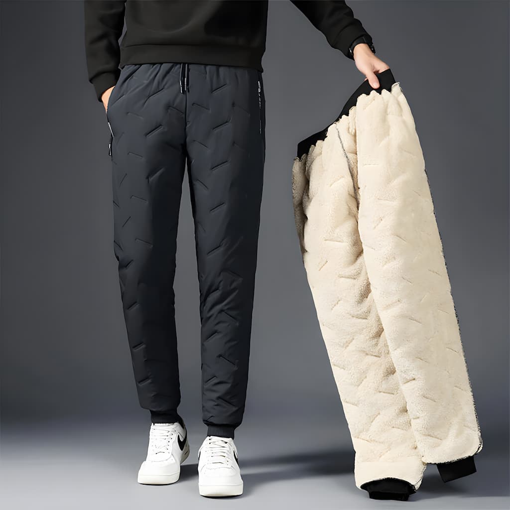 Men’s Thermal Drawstring Tapered Pants