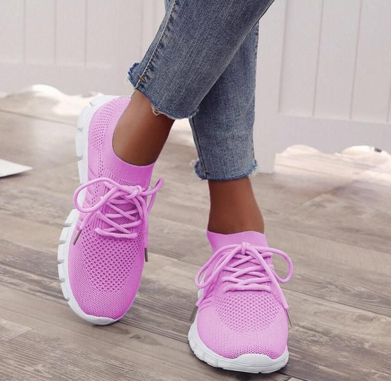 Women's Knit Walking Sneakers