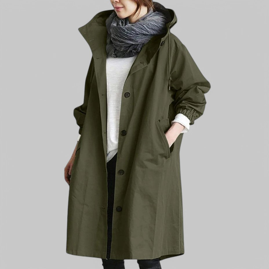 Women’s Hooded Long Coat