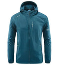 Men's Hooded Lightweight Windbreaker Jacket