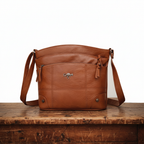 Women's Crossbody Bag with Zipper Pockets