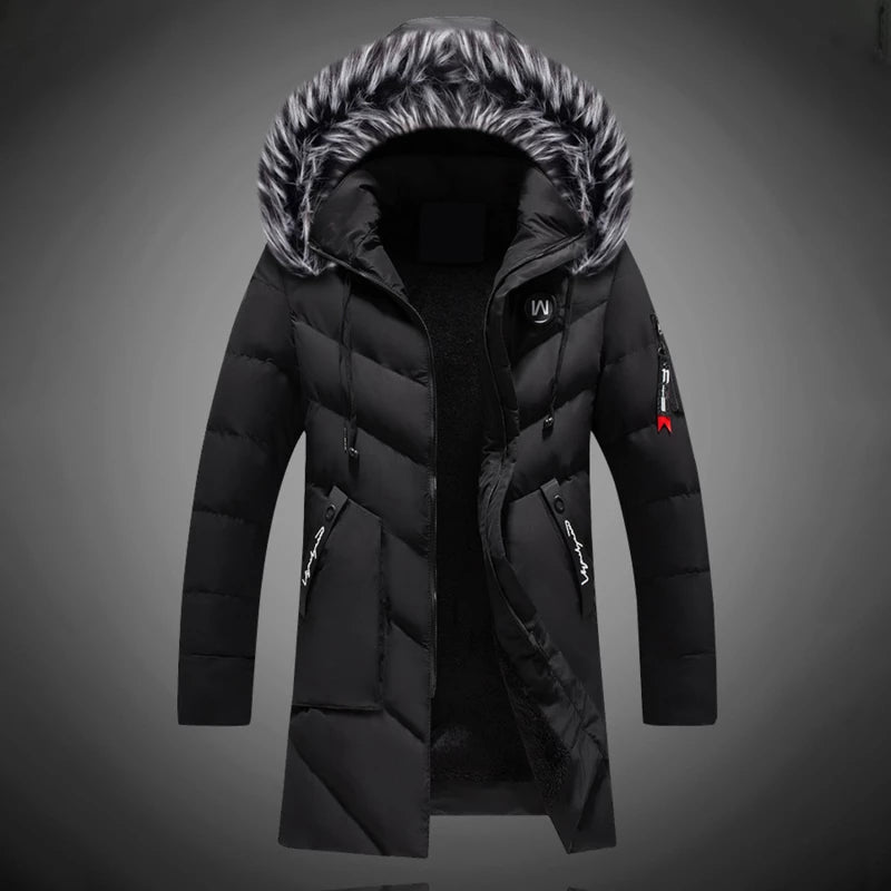 Men’s Hooded Puffer Winter Jacket